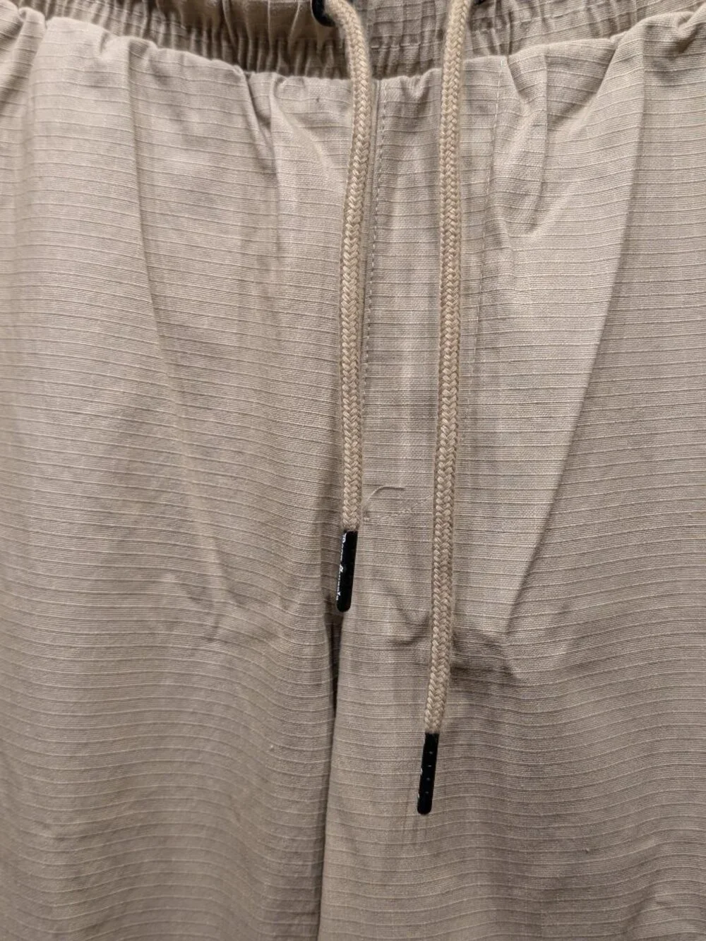 Dogg Supply by Snoop Dogg Beige Utility Cargo Pants Drawstring Waist Size Medium
